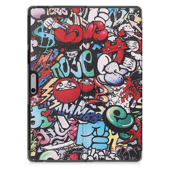 Microsoft Surface Pro 10 Designer Multiple Angle Case Graffiti