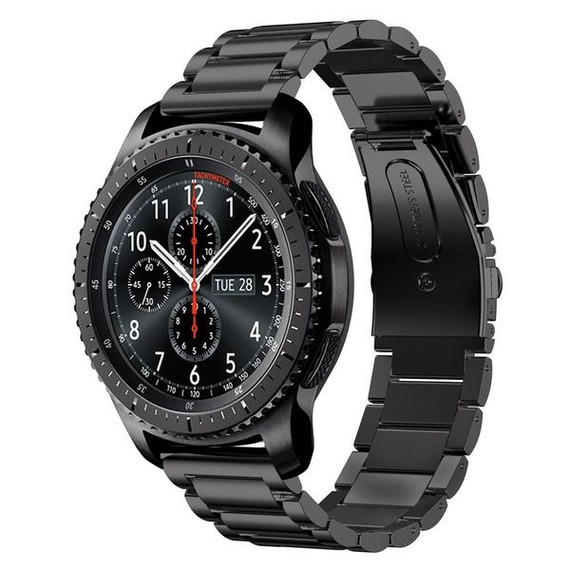 Samsung Gear S3      Stainless Steel Strap   Black