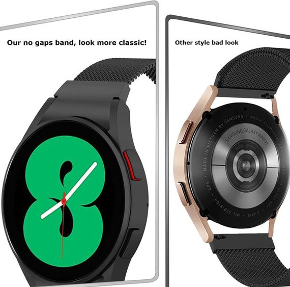 Samsung Galaxy Watch 6 Classic Milanese Loop Strap Black Samsung Galaxy Watch 6 Classic Milanese Loop Strap Black