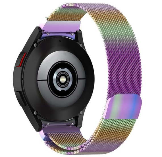 Samsung Galaxy Watch 4      Milanese Loop Strap   Rainbow