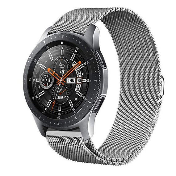 Samsung Galaxy Watch 4 Milanese Loop Strap Silver Samsung Galaxy Watch 4 Milanese Loop Strap Silver