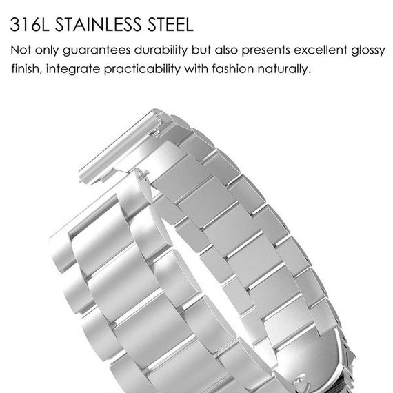 Samsung Gear S2 Classic Stainless Steel Strap Silver Samsung Gear S2 Classic Stainless Steel Strap Silver