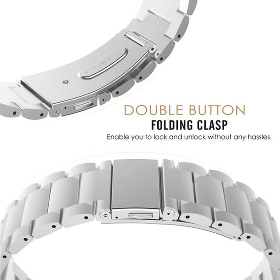 Samsung Gear S2 Classic Stainless Steel Strap Silver Samsung Gear S2 Classic Stainless Steel Strap Silver