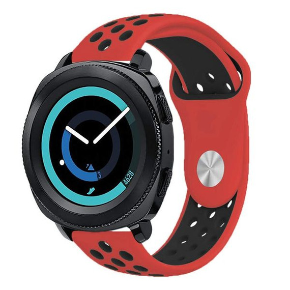 Samsung Gear S2 Classic      Silicone Strap   Red/Black