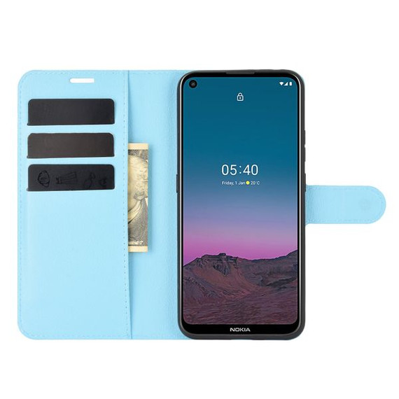 Nokia 5.4      Pu Wallet Case    [Lightblue]