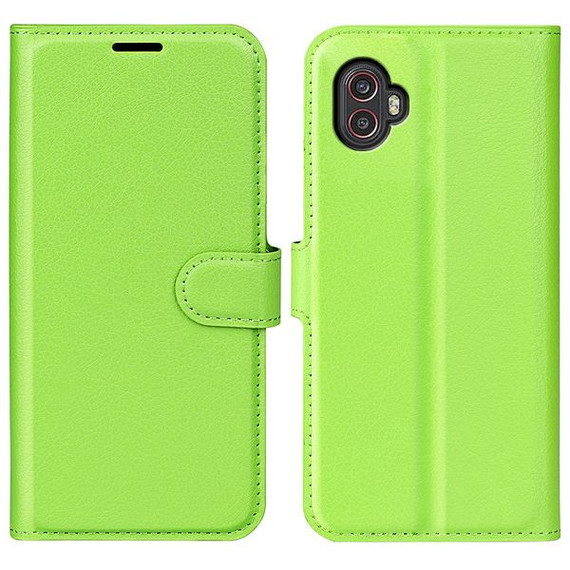 Samsung Galaxy Xcover6 Pro      Pu Wallet Case    [Green]
