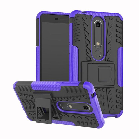 Nokia 6.1 Heavy Duty Case Purple