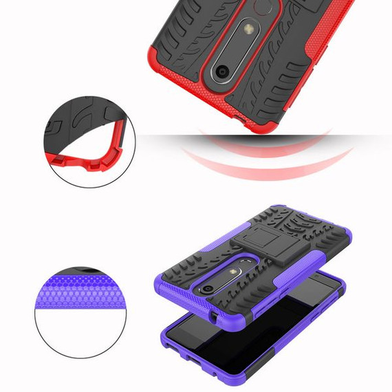 Nokia 6.1 Heavy Duty Case Purple