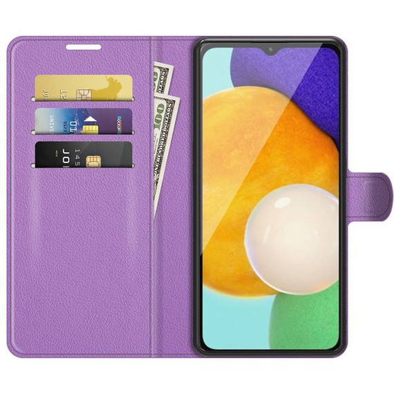 Samsung Galaxy A13 5G      Pu Wallet Case    [Purple]