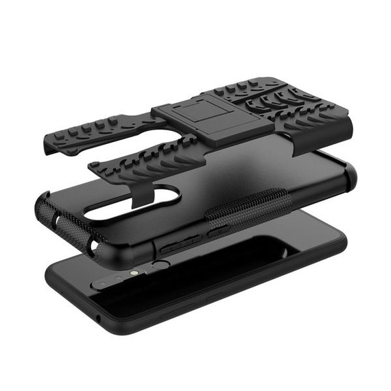 Nokia 6.1 Plus (X6) Heavy Duty Case Black