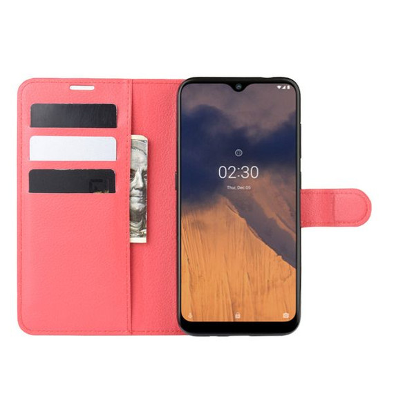 Nokia 2.3      Pu Wallet Case    [Red]