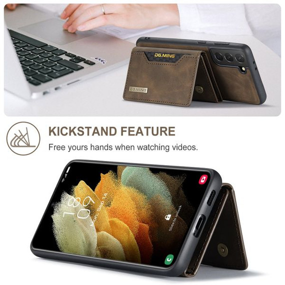 Samsung Galaxy S21 Plus      Magnetic Wallet    Coffee