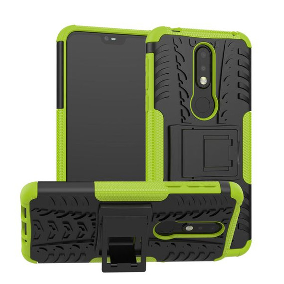 Nokia 7.1 Heavy Duty Case Green