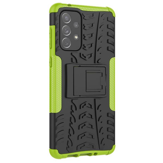 Samsung Galaxy A73 5G      Heavy Duty Case    Green