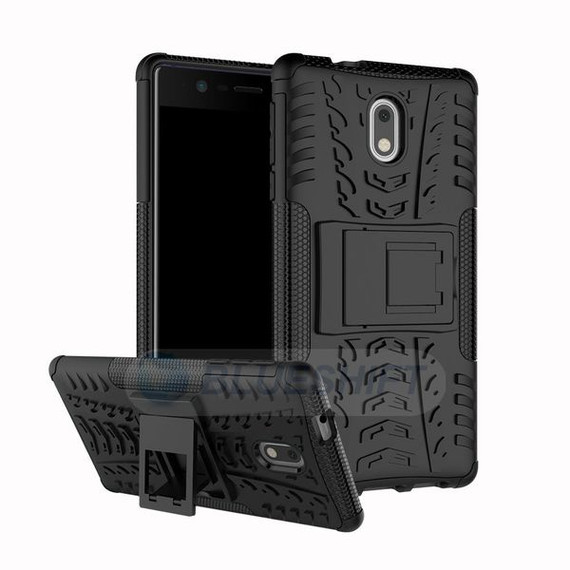 Nokia 3 Heavy Duty Case Black