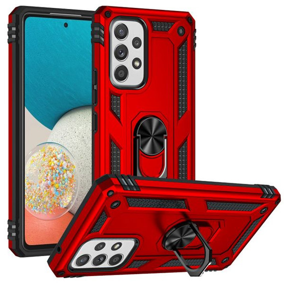Samsung Galaxy A53 5G Military Armour Ring Case Red Samsung Galaxy A53 5G Military Armour Ring Case Red