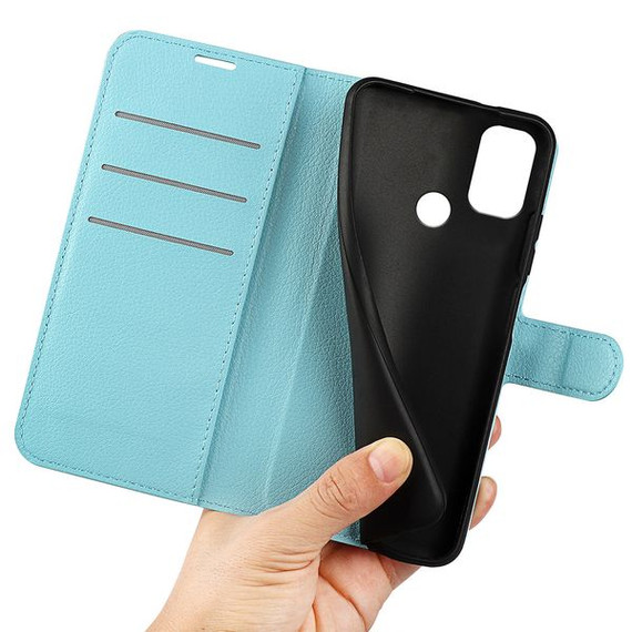 Nokia C21 Plus      Pu Wallet Case    [Lightblue]