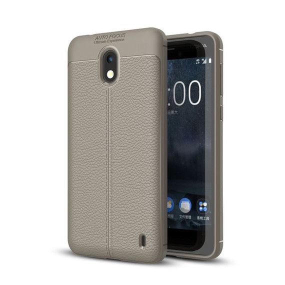 Nokia 2 Leather Texture Case Grey