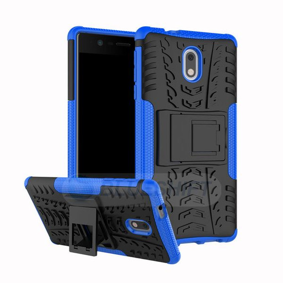 Nokia 3 Heavy Duty Case Blue