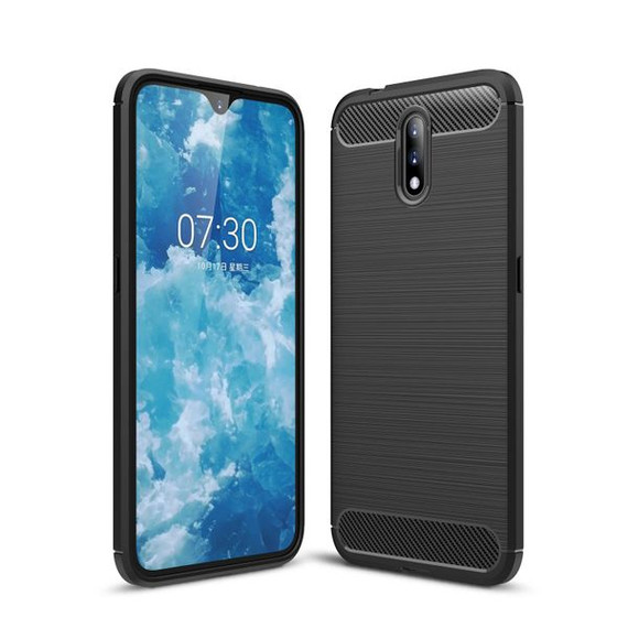 Nokia 2.3 Carbon Fibre Case Black