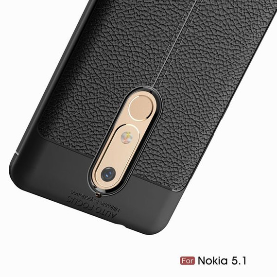 Nokia 5.1 Leather Texture Case Navy