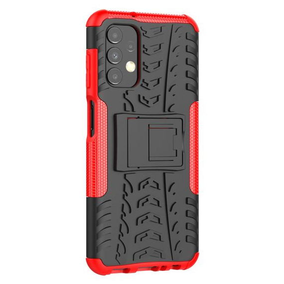 Samsung Galaxy A13 4G      Heavy Duty Case    Red