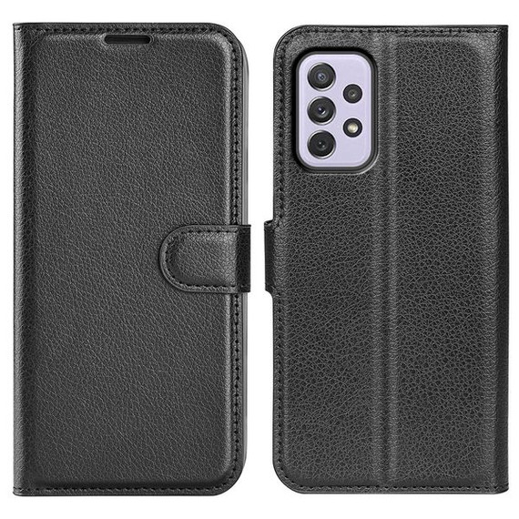 Samsung Galaxy A73 5G      Pu Wallet Case    [Black]