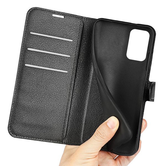 Samsung Galaxy A73 5G      Pu Wallet Case    [Black]