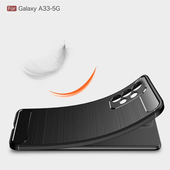 Samsung Galaxy A33 5G      Carbon Fibre Case    Black