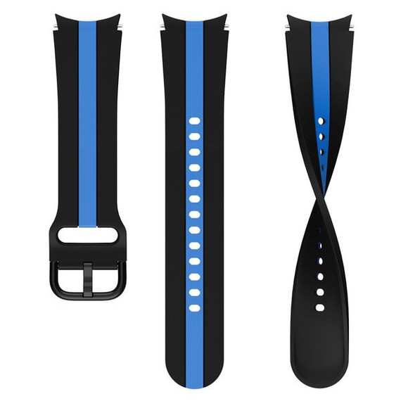Samsung Galaxy Watch 6 Classic      Silicone Strap   Black/Blue