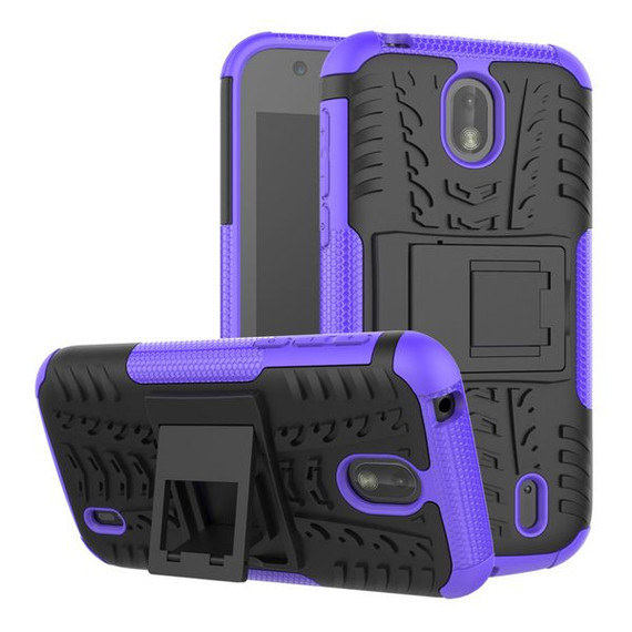 Nokia 1 Heavy Duty Case Purple