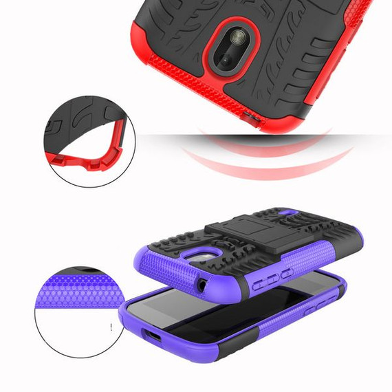 Nokia 1 Heavy Duty Case Purple