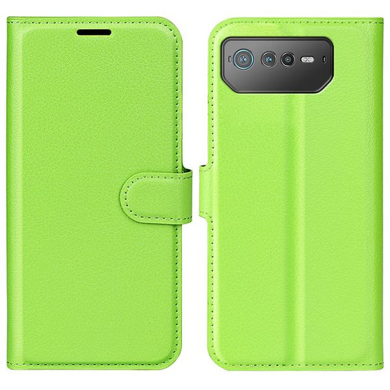 Asus Rog Phone 6      Pu Wallet Case    [Green]