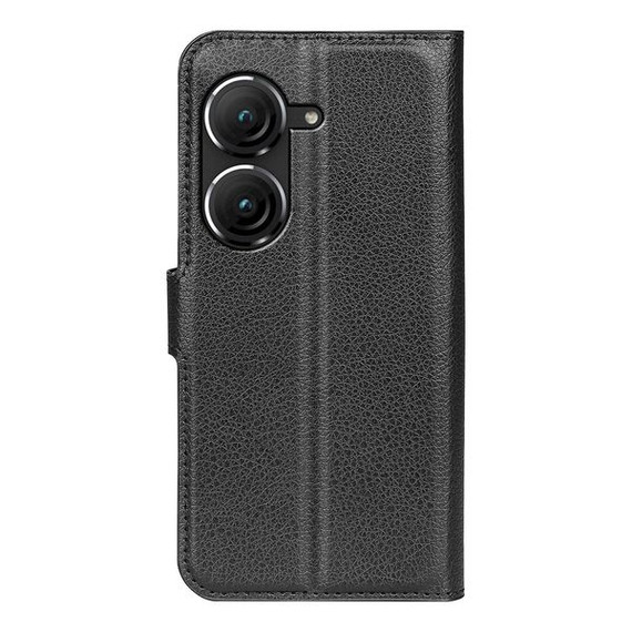Asus Zenfone 9      Pu Wallet Case    [Black]