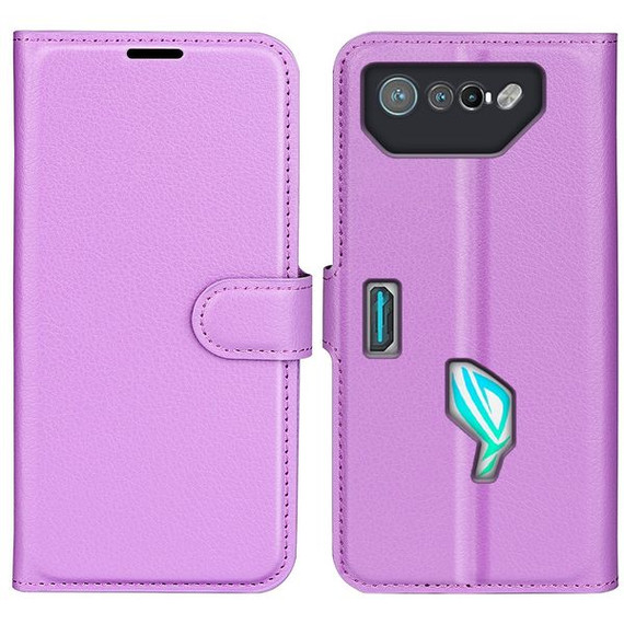 Asus Rog Phone 7      Pu Wallet Case    [Purple]