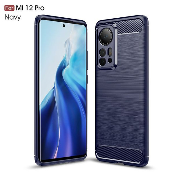 Xiaomi 12 Pro Carbon Fibre Case Navy