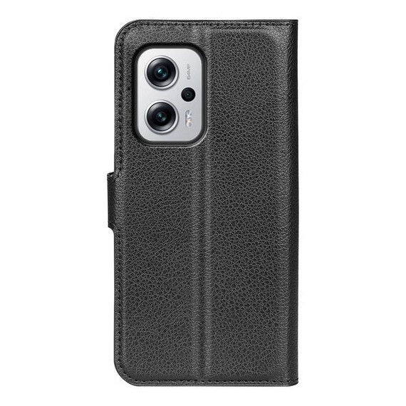 Xiaomi Poco X4 Gt      Pu Wallet Case    [Black]
