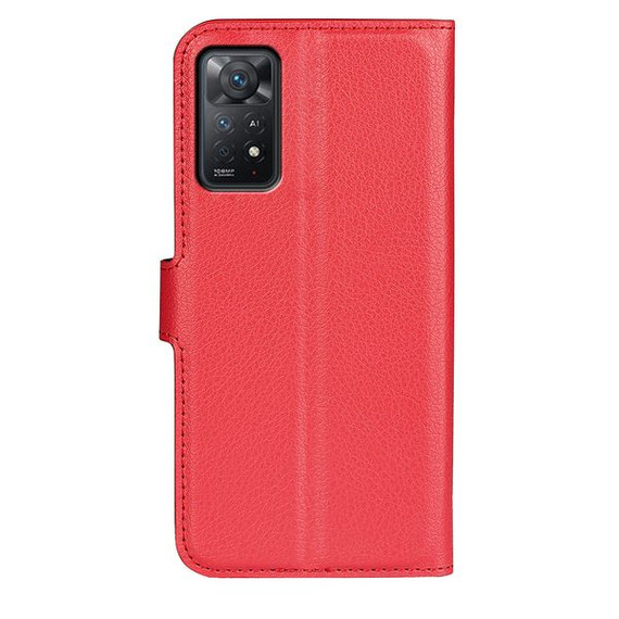 Xiaomi Redmi Note 11 Pro      Pu Wallet Case    [Red]