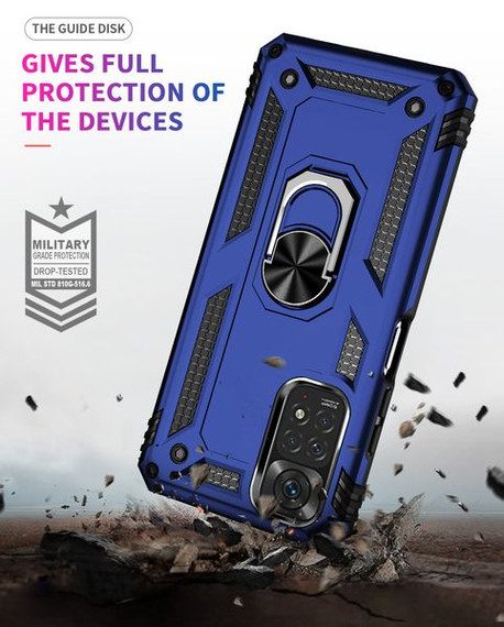 Xiaomi Redmi Note 11 (4G) Military Armour Ring Case Navy