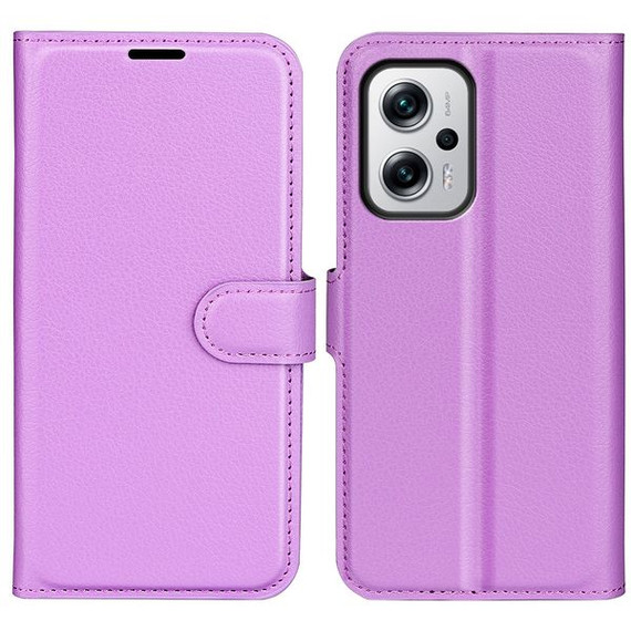 Xiaomi Poco X4 Gt      Pu Wallet Case    [Purple]