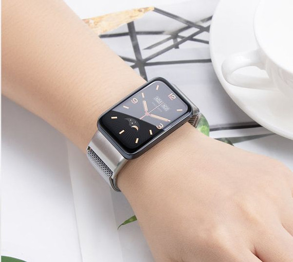 Xiaomi Band 7 Pro Milanese Loop Strap Black Xiaomi Band 7 Pro Milanese Loop Strap Black