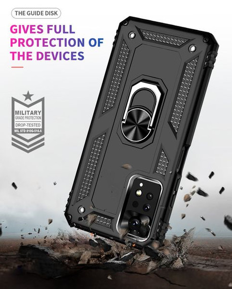 Xiaomi Redmi Note 11 Pro Military Armour Ring Case Black