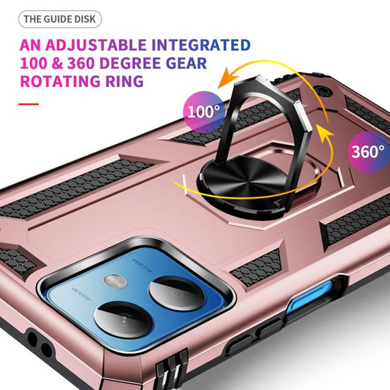 Xiaomi Redmi Note 12 Pro 5G Military Armour Ring Case RoseGold Xiaomi Redmi Note 12 Pro 5G Military Armour Ring Case RoseGold
