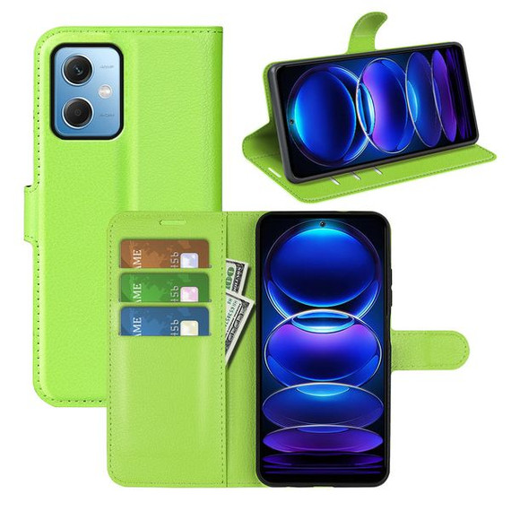 Xiaomi Poco X5      Pu Wallet Case    [Green]