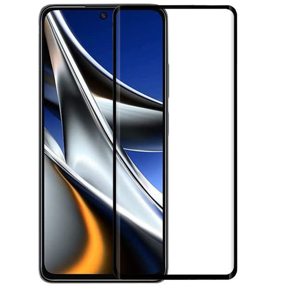 Xiaomi Poco X4 Pro 5G Premium Full Cover Tempered Glass Screen Protector Black Xiaomi Poco X4 Pro 5G Premium Full Cover Tempered Glass Screen Protector Black