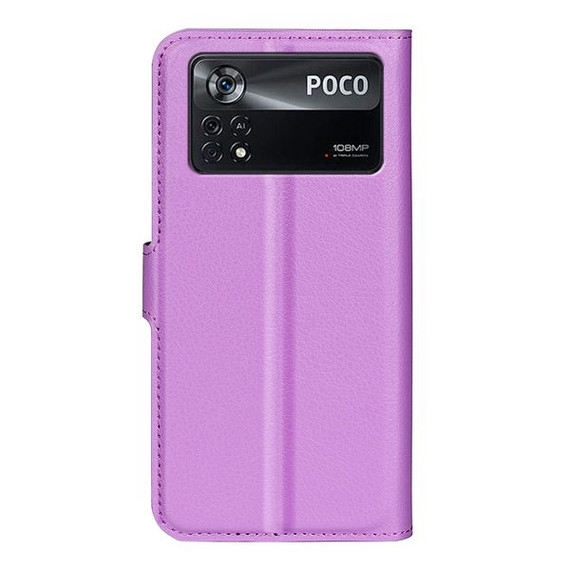 Xiaomi Poco X4 Pro 5G      Pu Wallet Case    [Purple]