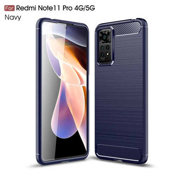 Xiaomi Redmi Note 11 Pro Carbon Fibre Case Navy Xiaomi Redmi Note 11 Pro Carbon Fibre Case Navy