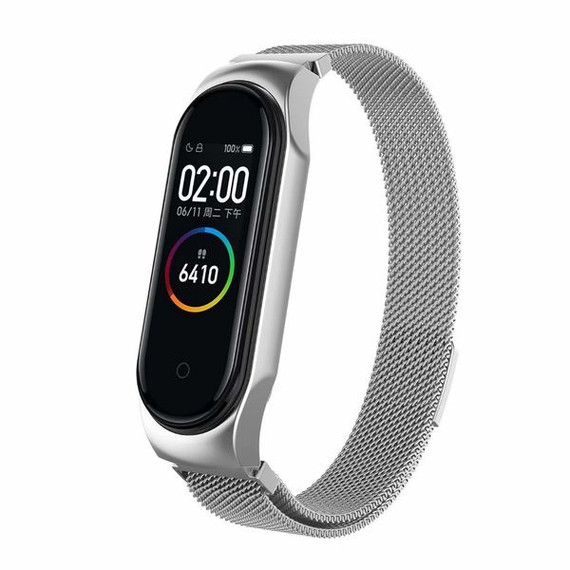 Xiaomi Mi Band 4 Milanese Loop Strap Silver