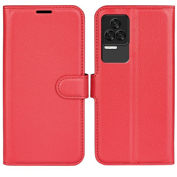 Xiaomi Poco F4      Pu Wallet Case    [Red]
