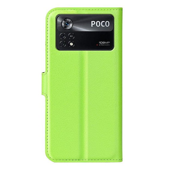 Xiaomi Poco X4 Pro 5G      Pu Wallet Case    [Green]